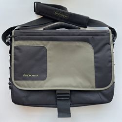 Lenovo Black & Green Laptop Bag