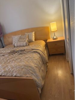 Italian design king size bed