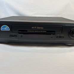Sony SLV-679HF VCR (Video Cassette Recorder).  Works great.  No remote.