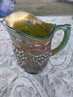 Vintage Green Carnival Picture