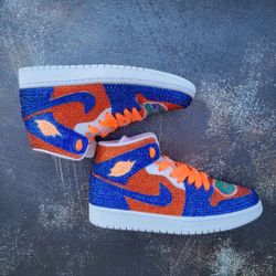 Custom Florida Gators Women's Air Jordan 1 Mid | Size 8