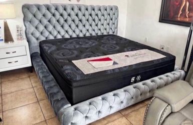 NEW QUEEN AND KING LUX BED WITHOUT MATTRESS AND FREE DELIVERY PAY ON ARRIVAL
