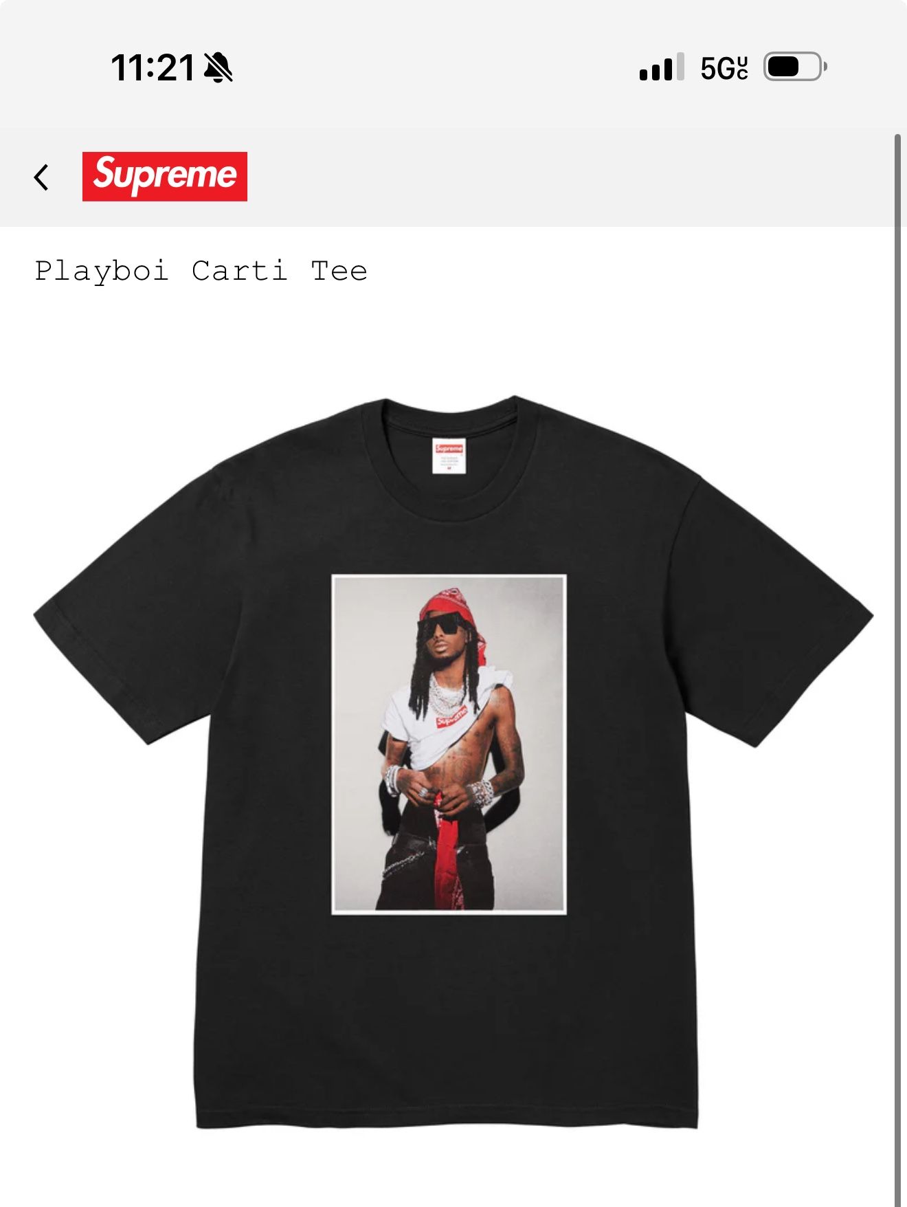 PLAYBOI CARTI SUPREME TEE