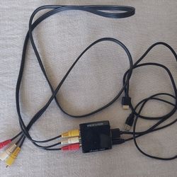 RCA to HDMI Converter, 1080P AV to HDMI Converter