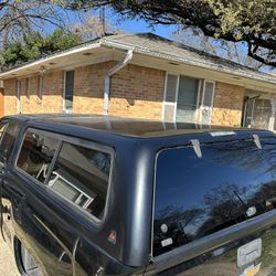 Black Leer Camper Shell For Silverado 6.5