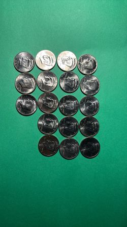 Uncirculated Half Dollars. $13.50 for all 18pcs.