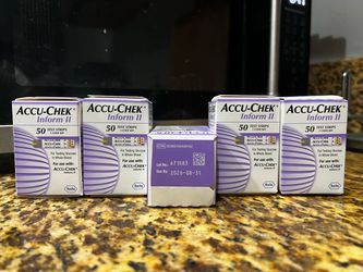 Accu-Chek Inform II Test Strips 50ct – Lot of 5