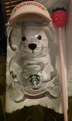 Starbucks pink bearista cup
