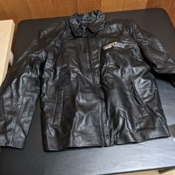 Leather Jacket, Park Avenue Port Authority, Medium