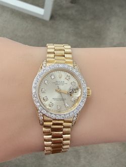 Rolex Preowned Ladies 26mm Presidential DateJust 