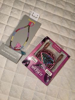 Phone Cable And Wristlet 