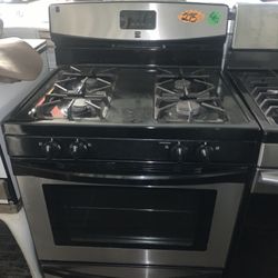 Stainless Steel Kenmore Gas Stove 