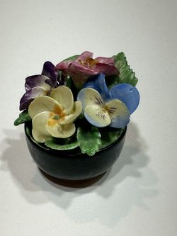 Vintage Coalport Bone China Flower Bowl A.D. 1750 Made in England 