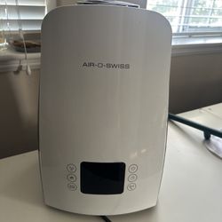Air-O-Swiss U650 Warm Cool Mist Ultrasonic Humidifier Used.