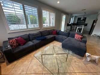 Used Blue Sectional