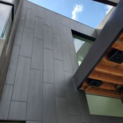 Woodgrain Or Solid Colors,Interlocking Concealed Fastener Reveal panels, siding and soffit, Any Width, Adjustable Reveal