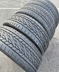 255 55 20 Continental Tires Con 80% de Vida Las 4