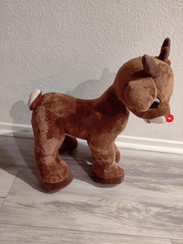 Rudolph With Blinking Nose