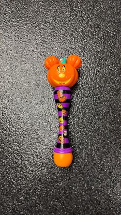 Halloween Disneyland Mickey Pumpkin Bubbler Wand