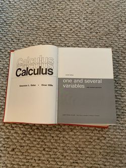 Calculus Book - Hard Cover. Good Condition