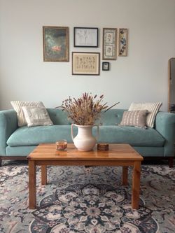 Hardwood coffee table