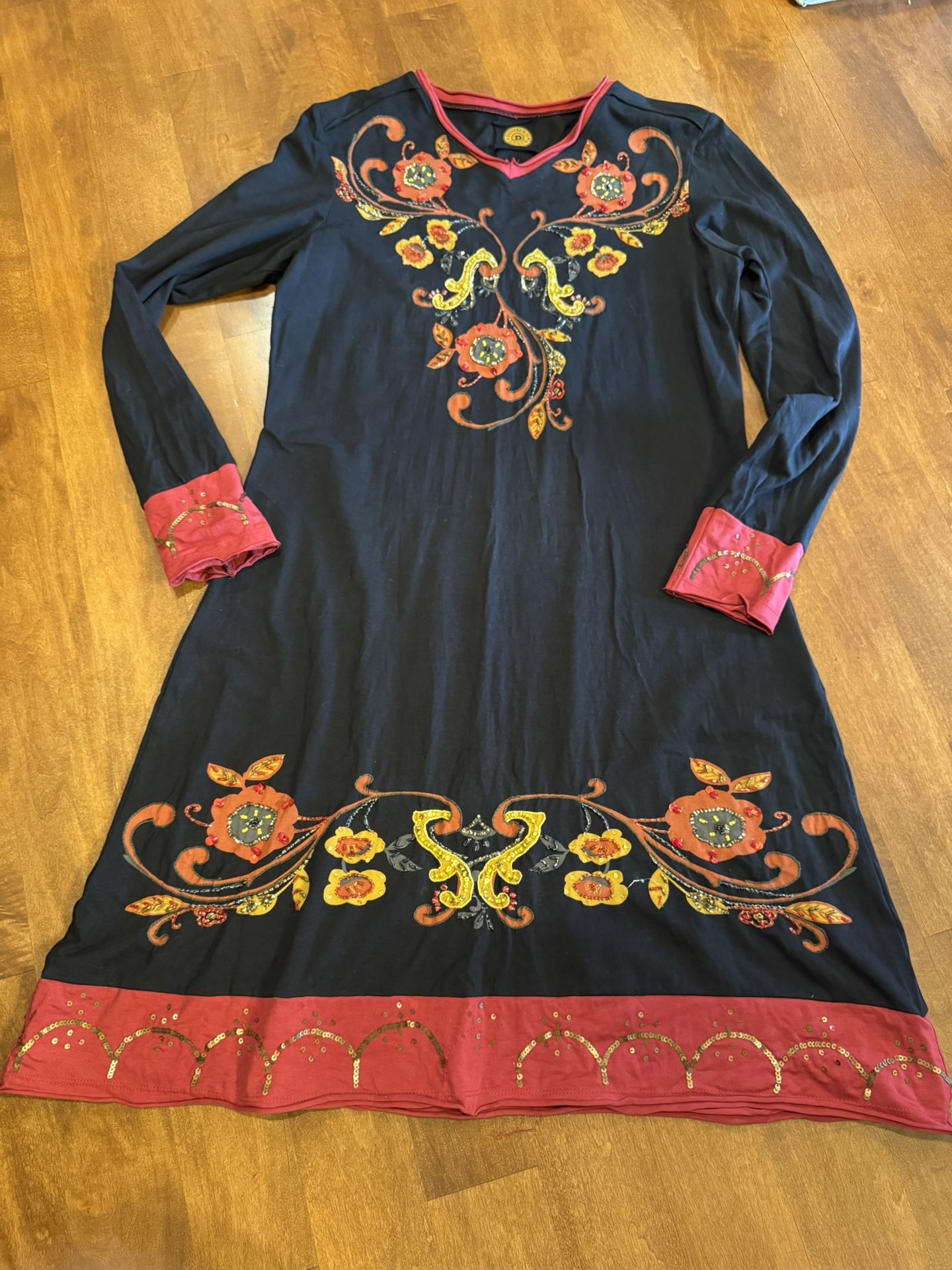 Woman’s double D ranch beaded dress shipping available