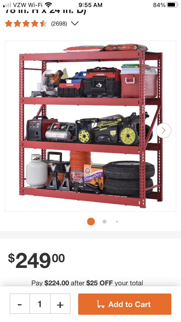 Heavy Duty Metal Shelving