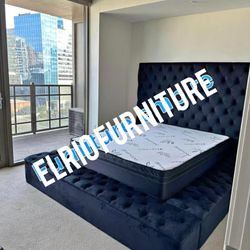 Furniture, queen bed