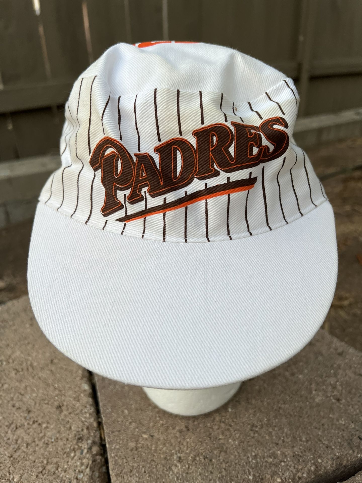 Vintage 80s San Diego Padres Painters Frazee Paint Adjustable Hat Cap