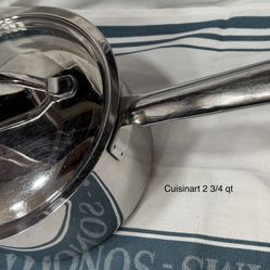Premium 1 3/4 Qt. Cuisinart 18/10 Stainless Steel Saucepan with Lid. Model #917-16 