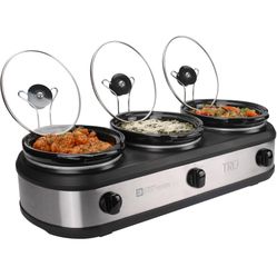 3 Crock Slow Cooker