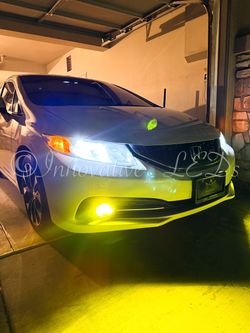 PSX26W 12278 LED Headlight Fog Lights/DRL Upgrade, 6000K Xenon White 12278C1 H28W PWY26W Xtreme Super Bright luces