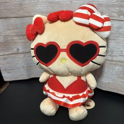 Sanrio Hello Kitty Suntan Tropical 9” Plush Tan