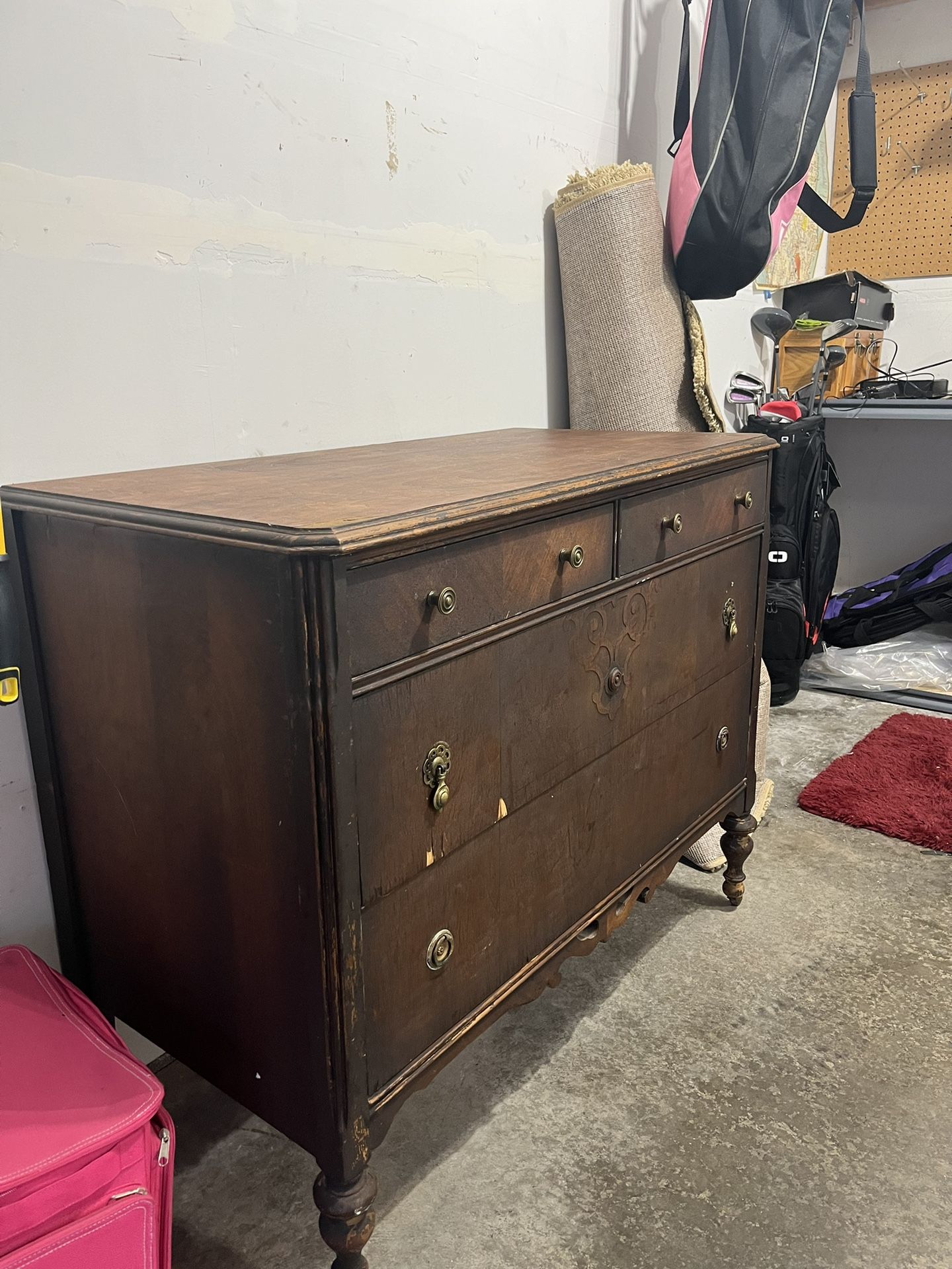 Antique dresser for drawer