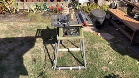10” Motorized Delta bench saw