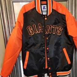 New Large SF Giants MLB Shop Starter Jacket