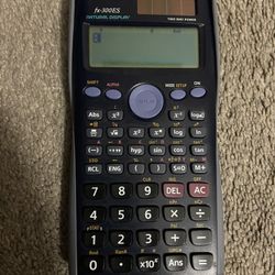 Casio FX-300ES Natural Display Calculator two way power with cover tested