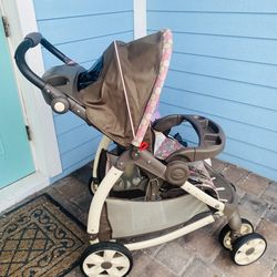 Graco Brown & Pink Classic Stroller