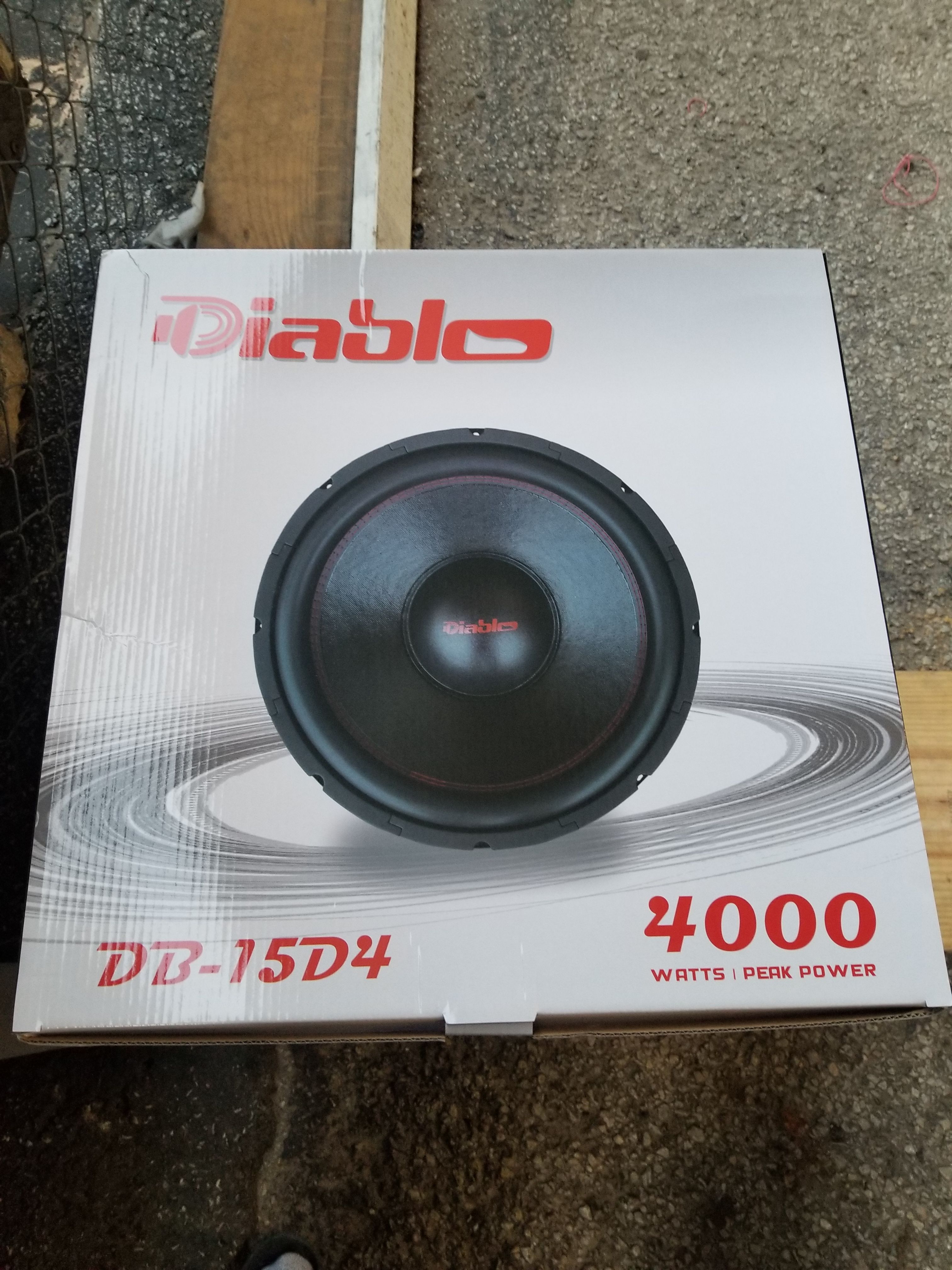diablo 15 inch subwoofer 4k watts