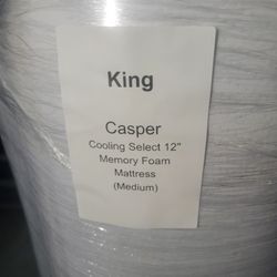 New Casper  KING Size 12" COOLING Select Memory Foam Mattress 