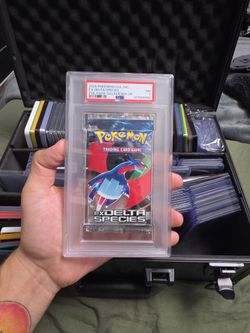 PSA 7 Pokémon EX Delta Species Salamence Booster Pack