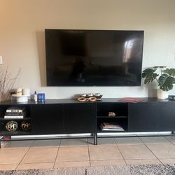 Black Modern TV Stand  Cabinet