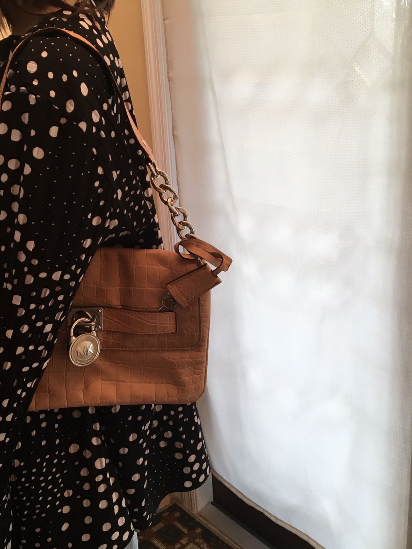 Michael Kors Leather Envelope Shoulder Bag
