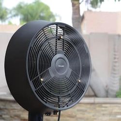 NewAir
18 in. 3-Speed Wide-Angle Oscillating Outdoor Misting Fan and Pedestal Fan for Cool Down 500 sq. ft. - Black
Questions & Answers