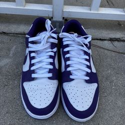 championship purple Dunks