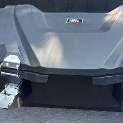 ATV Rear Rack Cargo Box Locking Storage Trunk Box kemi moto