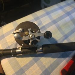 Penn Fishing Pole.. Maybe missing string guide On the reel