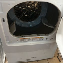 Washer and electric dryer