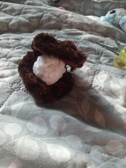 Crochet By Hand Brown And White Cam