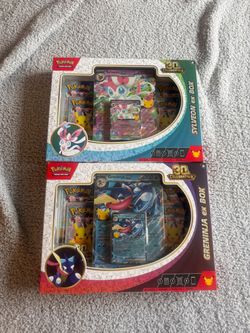 Pokemon 30th anniversary ex boxes
